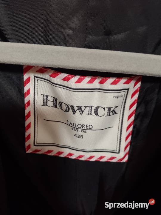 XL Howick Wełniana kamizelka garniturowa z szary/srebrny Kraków