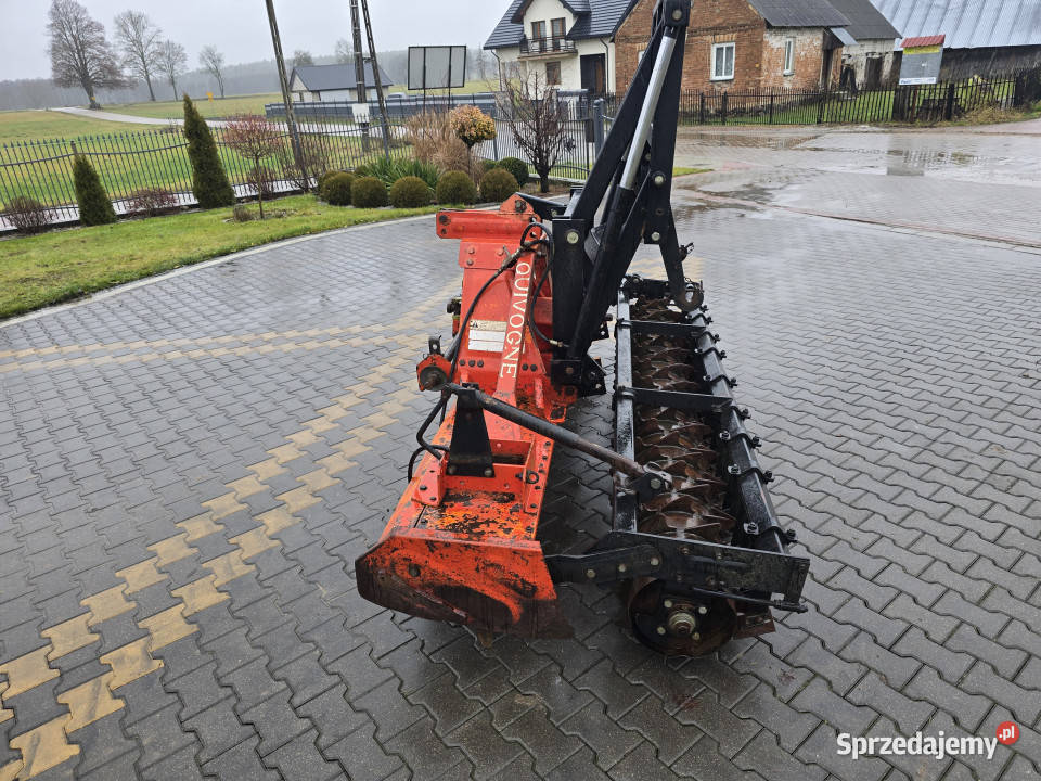 Brona wirnikowa aktywna z hydropakiem QUIVOGNE 3 nieuszkodzony Wizna