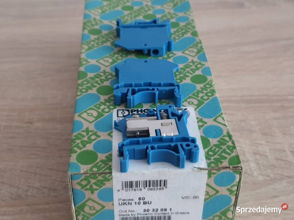 Złączka szynowa 50 UKN 10 BU Phoenix Contact Zielona Góra sprzedam