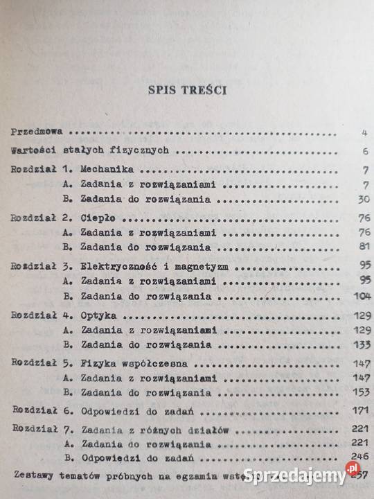 Zbiór zadań z fizyki unikatowe książki fizyka Gdańsk