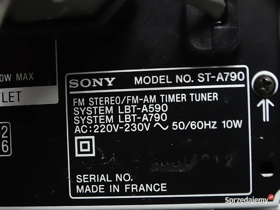 Wieża SONY LBTA590 Wzmacniacz TAA590 Tuner Biłgoraj