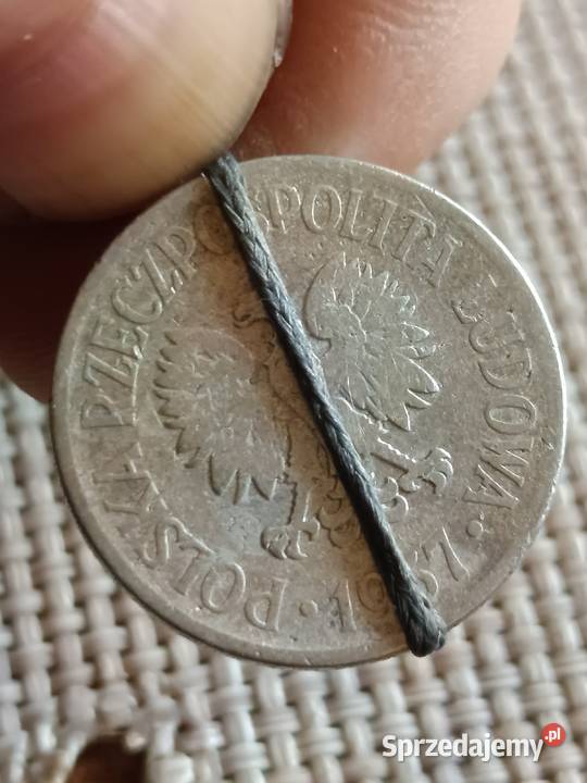 Sprzedam monetę 50 groszy 1957 lekka skrętka Chełm