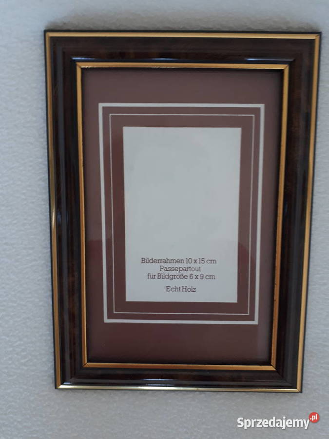 Promocja drewniana ramka na obrazek do stawiania Gliwice