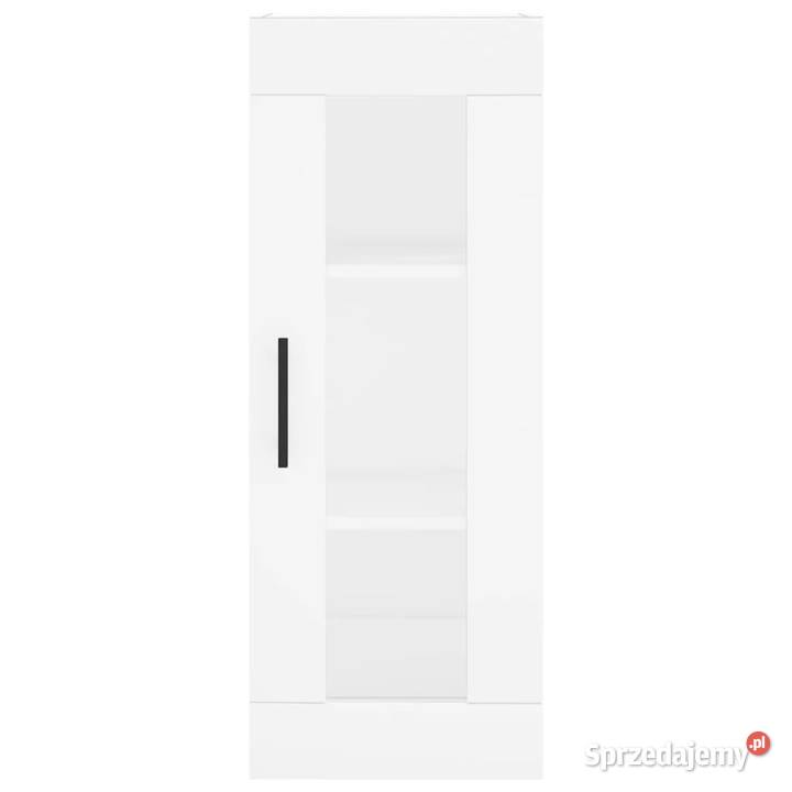 Wysoka szafka biała 345x34x180 materiał Warszawa