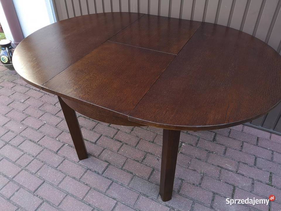Stół ArtDeco Okrągły 100 Zgrabny Antyk Stary wielkopolskie Swarzędz sprzedam