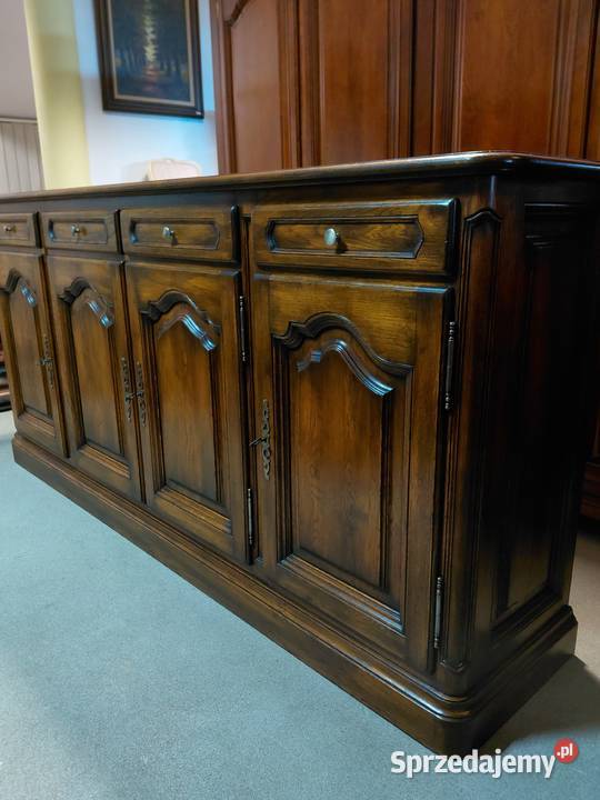 Stylowa komoda bufet lite drewno dębowe sprzedam