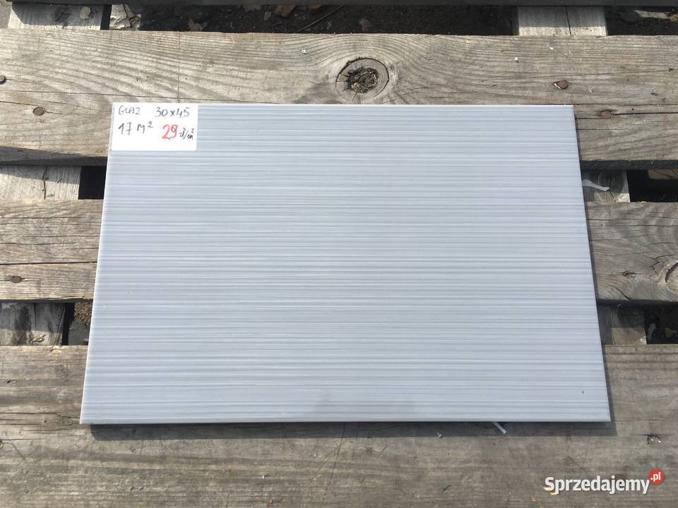 Glazura płytka ścienna 240 szaro 30x45 firmy Reguły