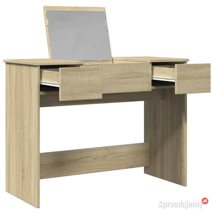 Toaletka z lustrem dąb sonoma 100x45x76 WM840697 Warszawa