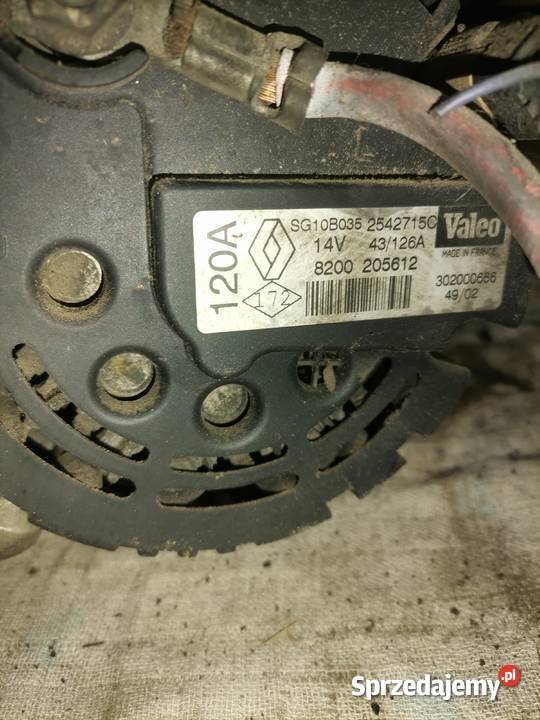 Alternator Renault Megane 19DCI Wisznice