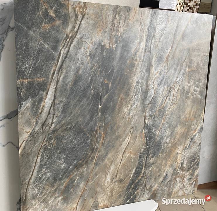 Gres wielkoformatowy 120x120 MARMUR ZŁOTO AMBER łódzkie Łask