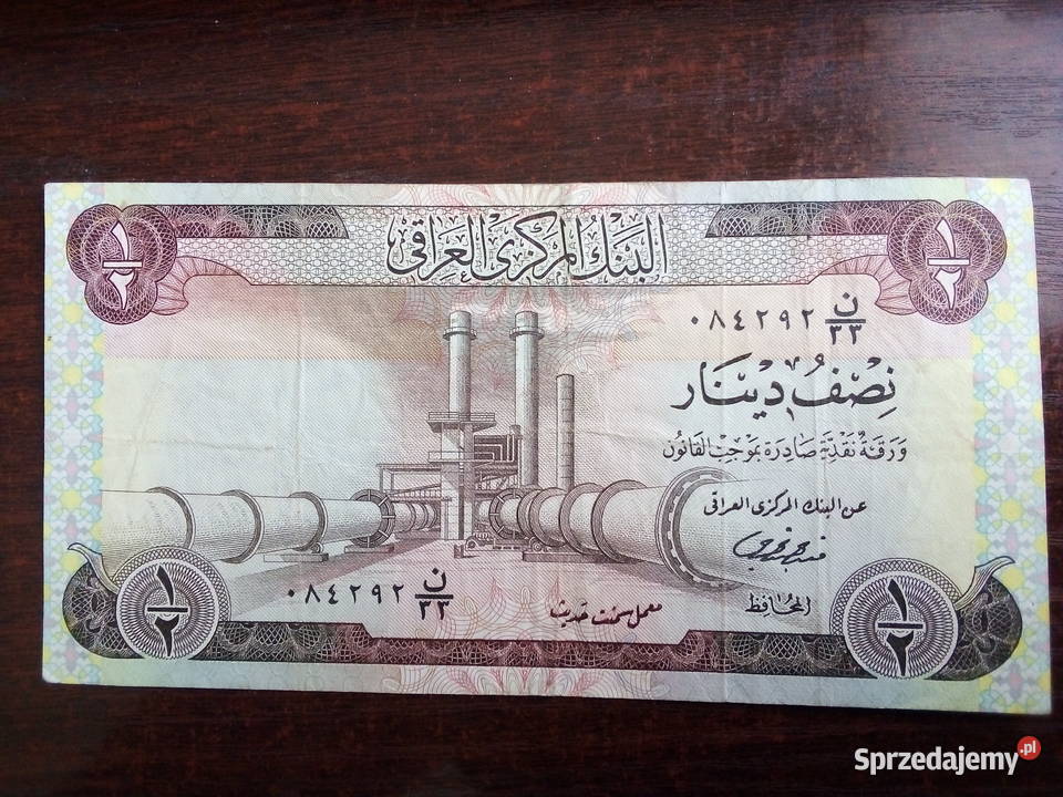 Banknot 12 dinar Irak Numizmatyka Płońsk sprzedam