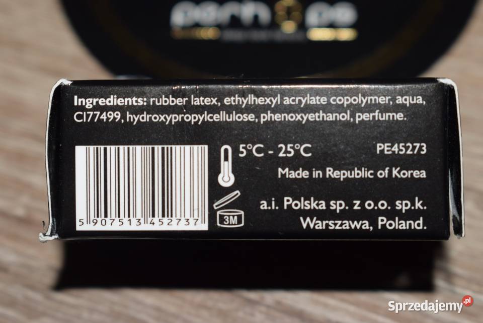 Klej do rzęs czarny 1 ml x 3 Perhaeps Chełmno sprzedam