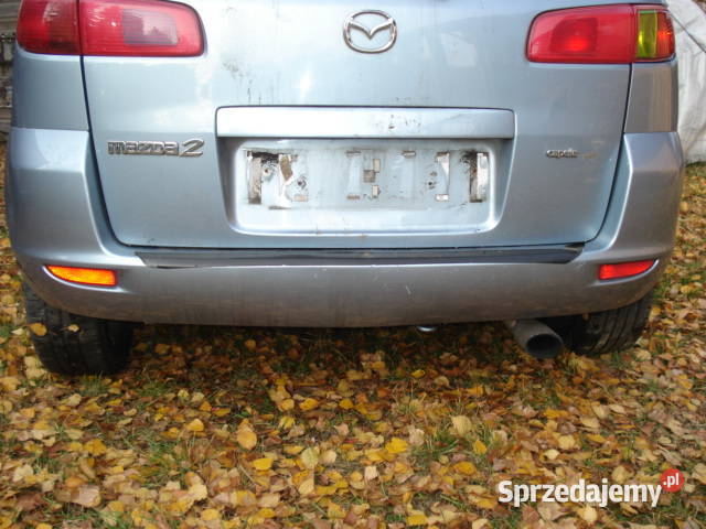 mazda 2 klapa tylna i zderzak 20N Myszków sprzedam