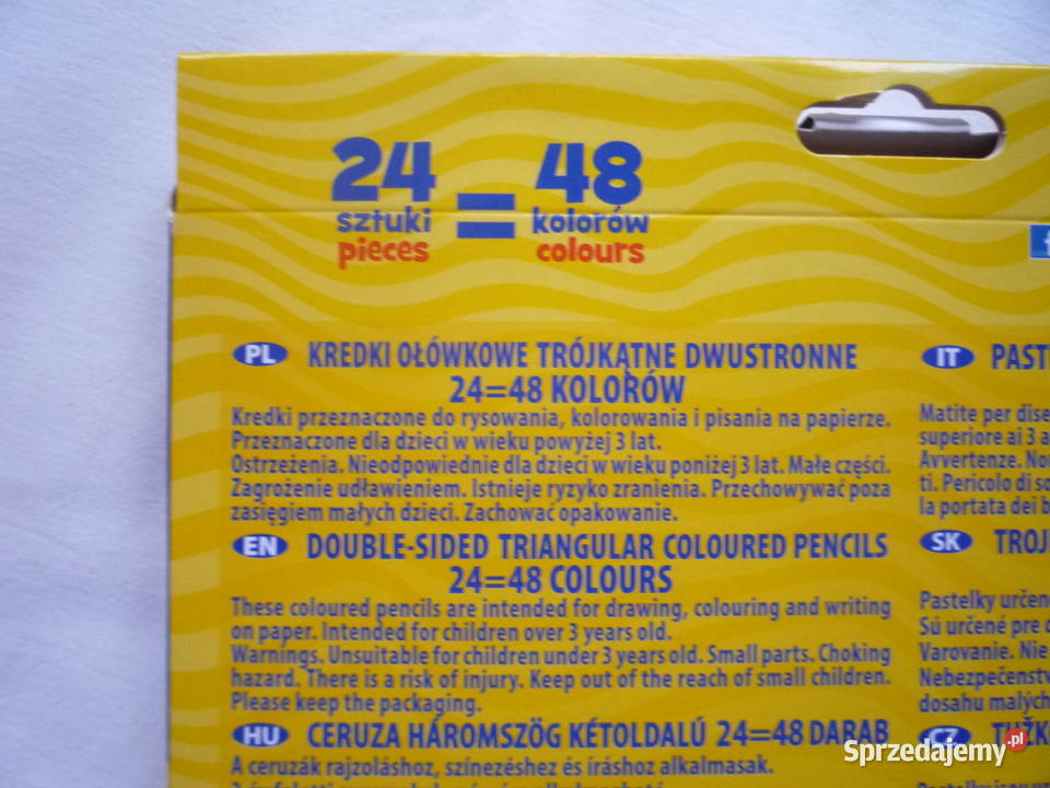 NOWE Astra Kredki ołówkowe trójkątne dwustronne Szczecin sprzedam