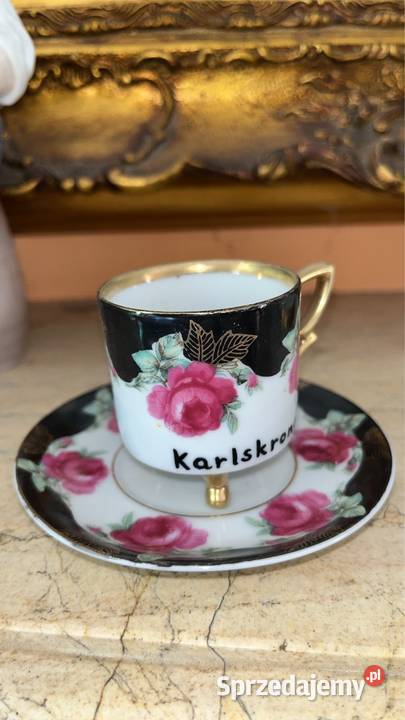 Filiżanka do espresso Z różami Na 3 złotym Gdańsk