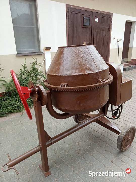 Betoniarka 150 l 400 V odnowiona mało używana Pozostałe Łódź