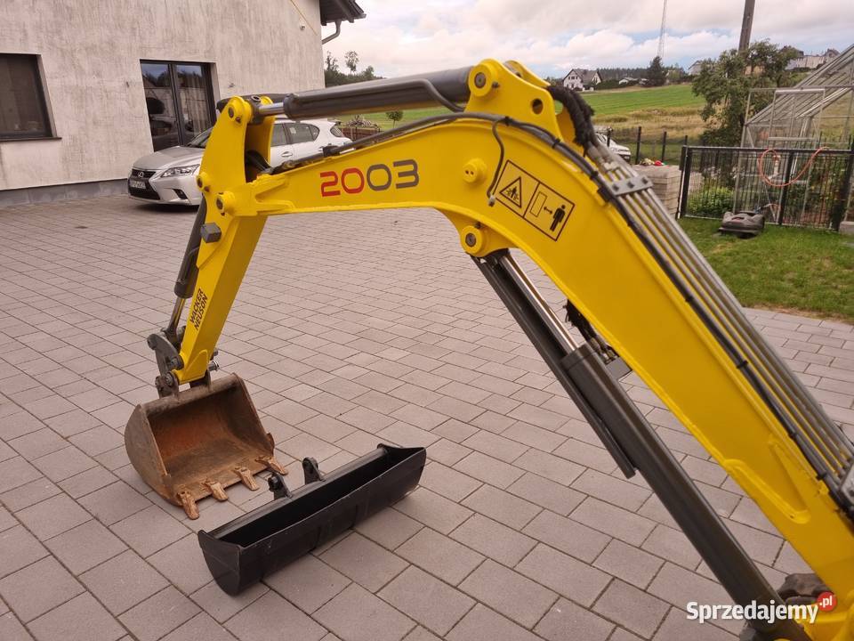 Minikoparka Wacker Neuson 2003 RD 2008r faktura Daniec