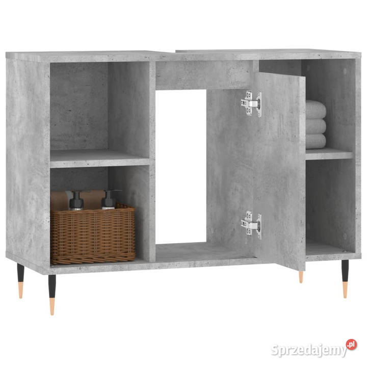 Szafka łazienkowa szarość betonu 80x33x60 Warszawa