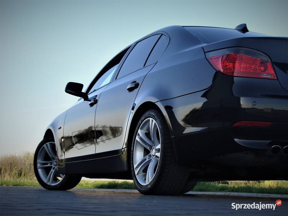 BMW e60 231 manual brązowe skóry M54 sprowadzony lakier metallic Radom