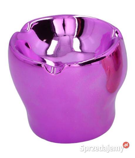 Fioletowa Otwarta Popielniczka w Kształcie Ostrowy nad Okszą sprzedam