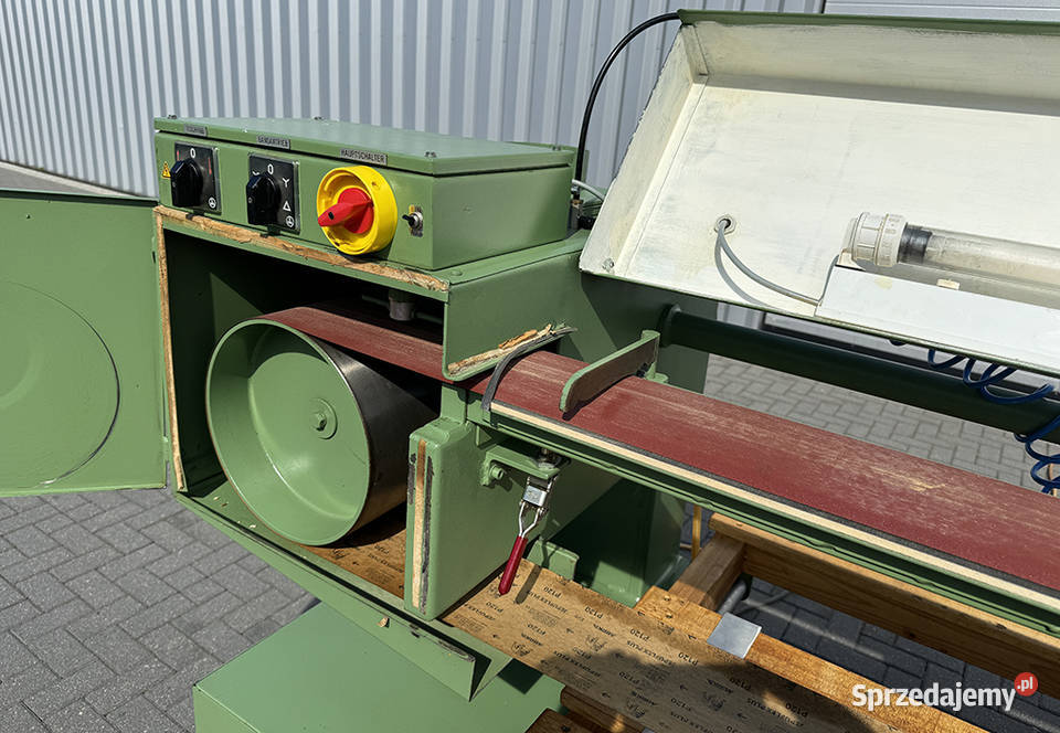 Szlifierka długotaśmowa Johannsen T86PNEUMA Produkcja Sierakowska Huta