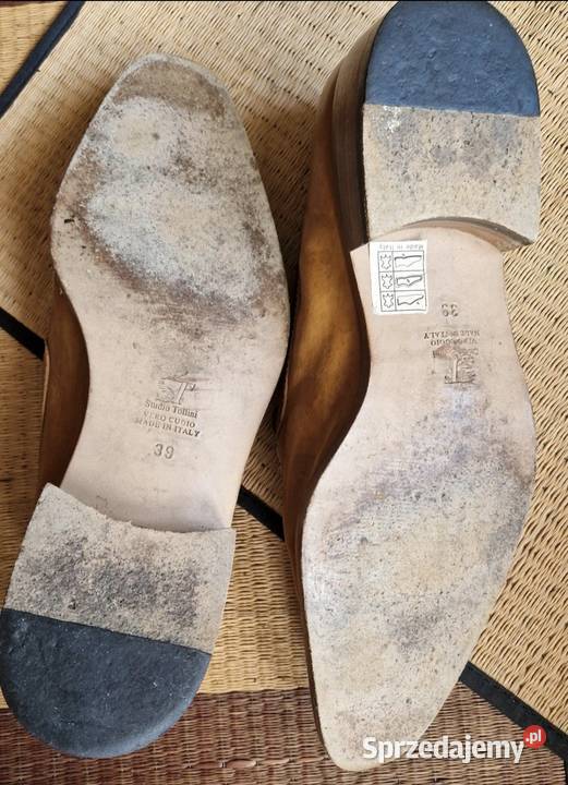 Włoskie buty Studio Tonelli 39 z naturalnej Lublin