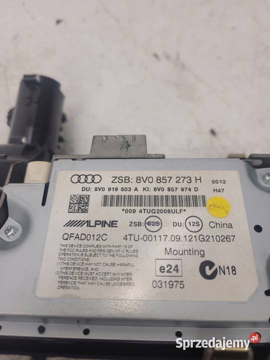 WYŚWIETLACZ MONITOR WINDA AUDI A3 8V 8V0857273H Przystajń