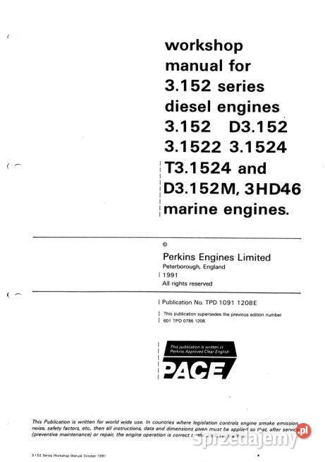 Perkins 3152 d3152 31522 31524 T31524 D3152M świętokrzyskie Kielce