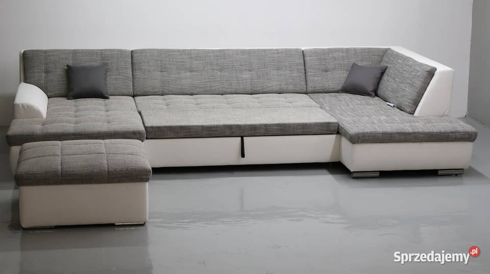 TND nowy niemiecki narożnik U z funkcja spania 83cm wielkopolskie Poznań