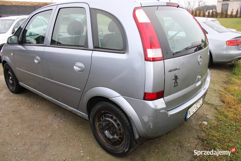 Opel Meriva 14 benzyna 2005r Klimatyzacja 777km warmińsko-mazurskie Iława sprzedam