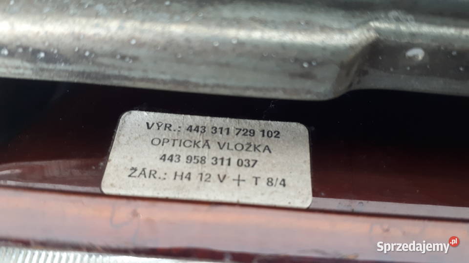 Skoda 105 nowa lampa lewy przód Przemyśl