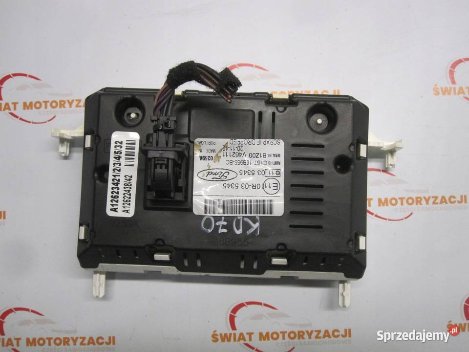 FORD B FIESTA 13r ekran wyświetlacz C1BT18B955BC świętokrzyskie