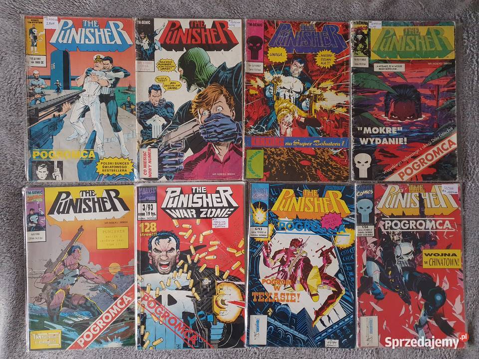Punisher wydawnictwo TmSemic zestaw 27 komiksów Komiksy