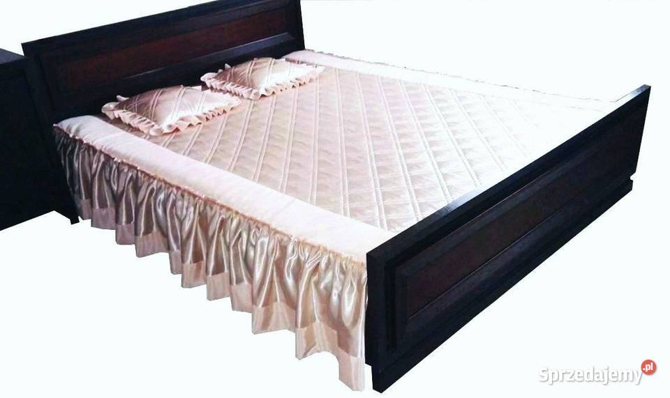 Narzuta na łóżko z falbanami Złota Pruszków