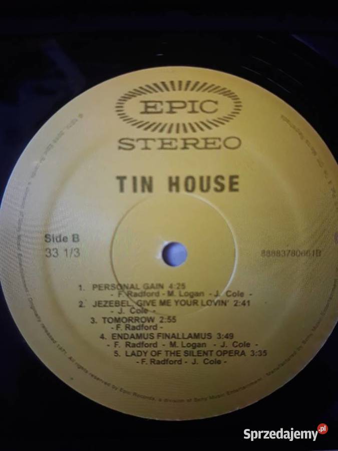 Archiwalne wykopaliska hard rocka TIN HOUSE Tin Rzeszów