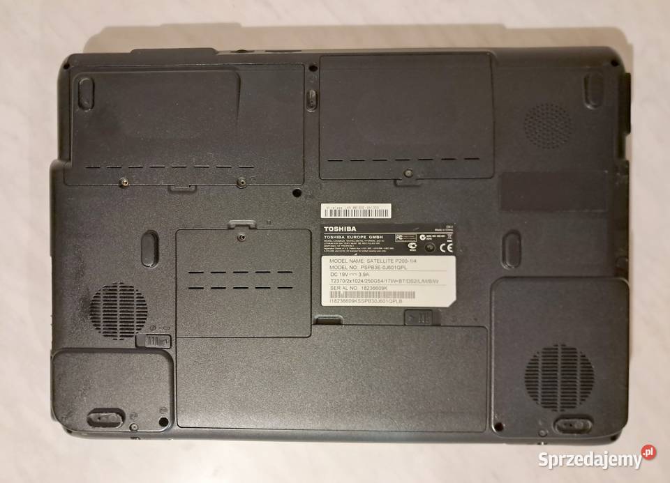 Działający z baterią duży dwurdzeniowy laptop Kraków