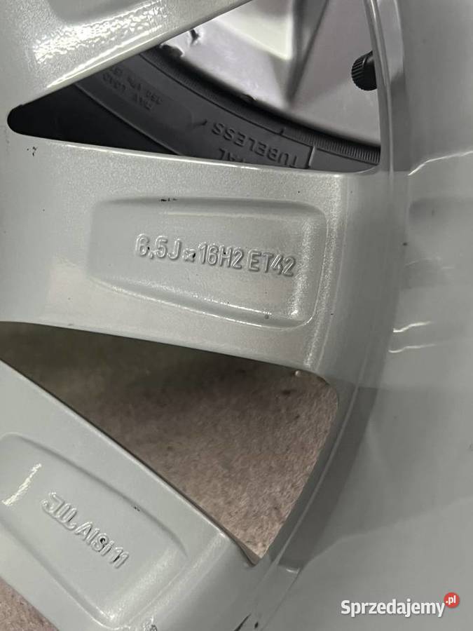 Alufelgi R16 5x112 VW Audi z oponami Dunlop