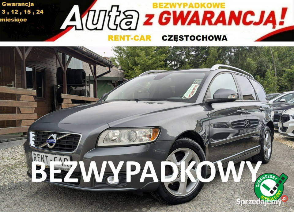 Volvo V50 16D115OPŁACONY Bezwypadkowy system Start-Stop Częstochowa