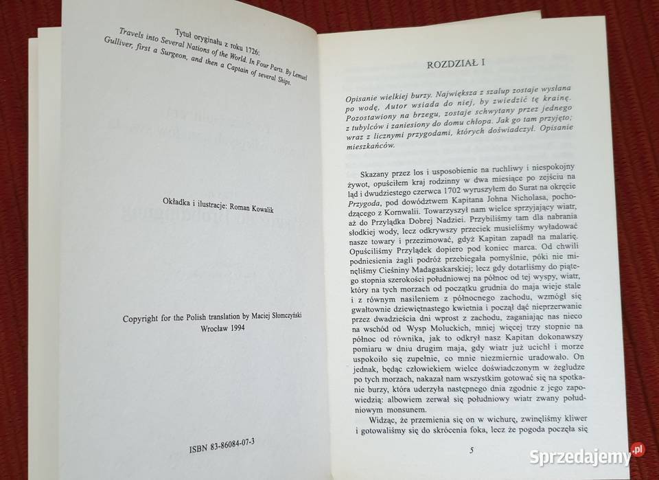 Przygody Guliwera 3 książki małopolskie Kraków