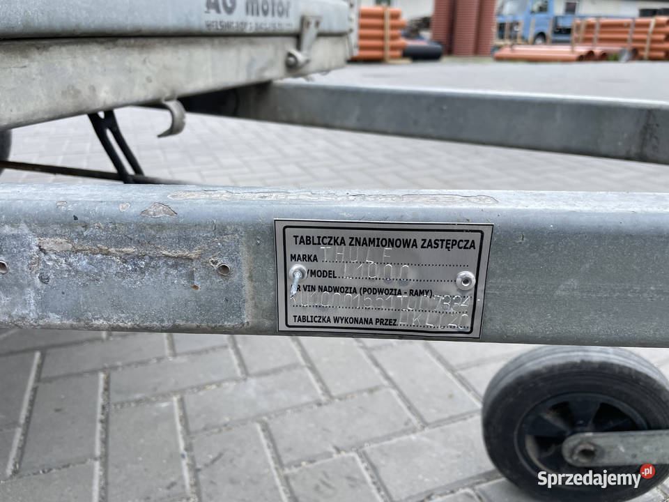 Przyczepka Thule 1000 dmc Do samochodów osobowych Kłodzko