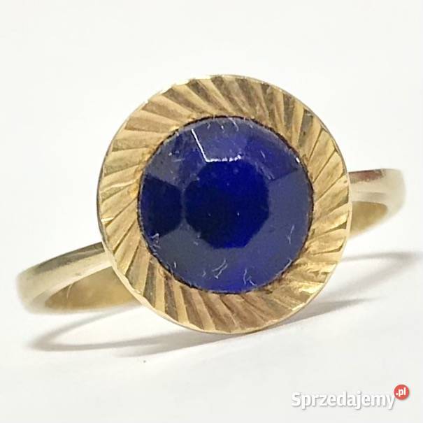 Pierścionek z żółtego ZŁOTA 750 18K cudowny złote