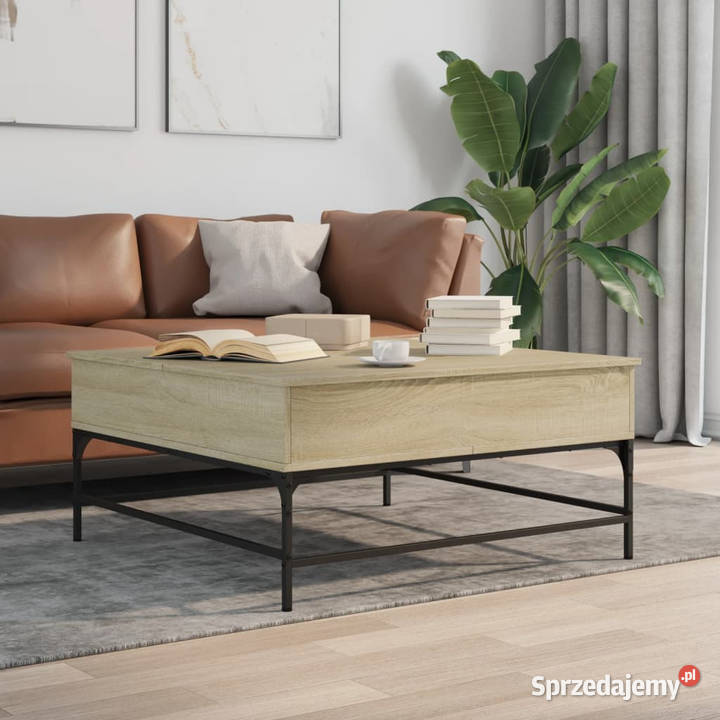 Stolik kawowy dąb sonoma 95x95x45 WM3217065