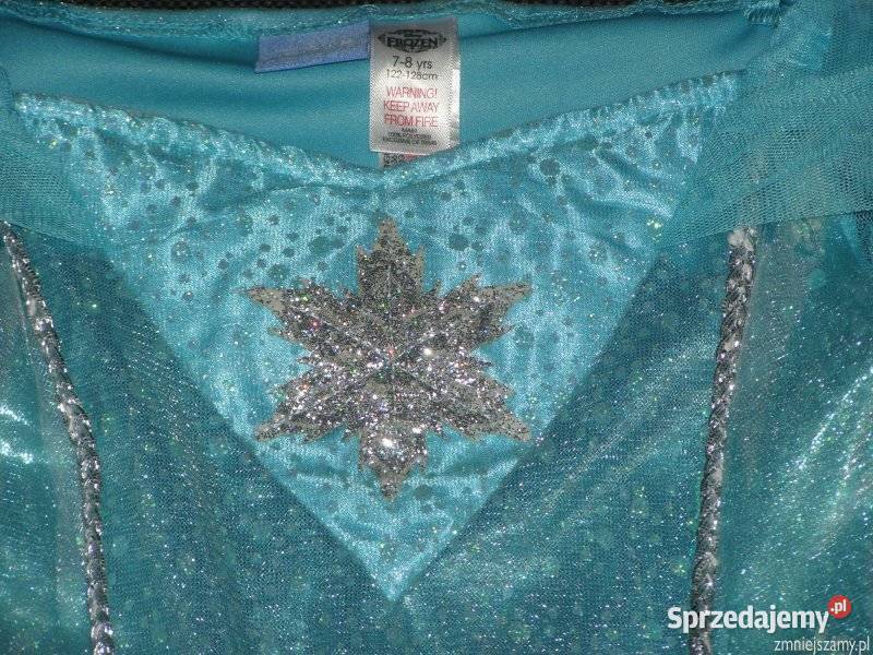 Strój kostium przebranie ELSA Kraina Lodu Frozen mazowieckie Siedlce sprzedam