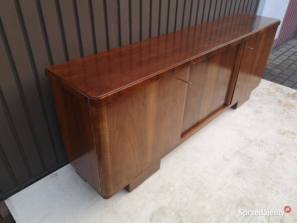 Komoda ARTDECO RTV Niska Orzech 182 Zgrabna Swarzędz
