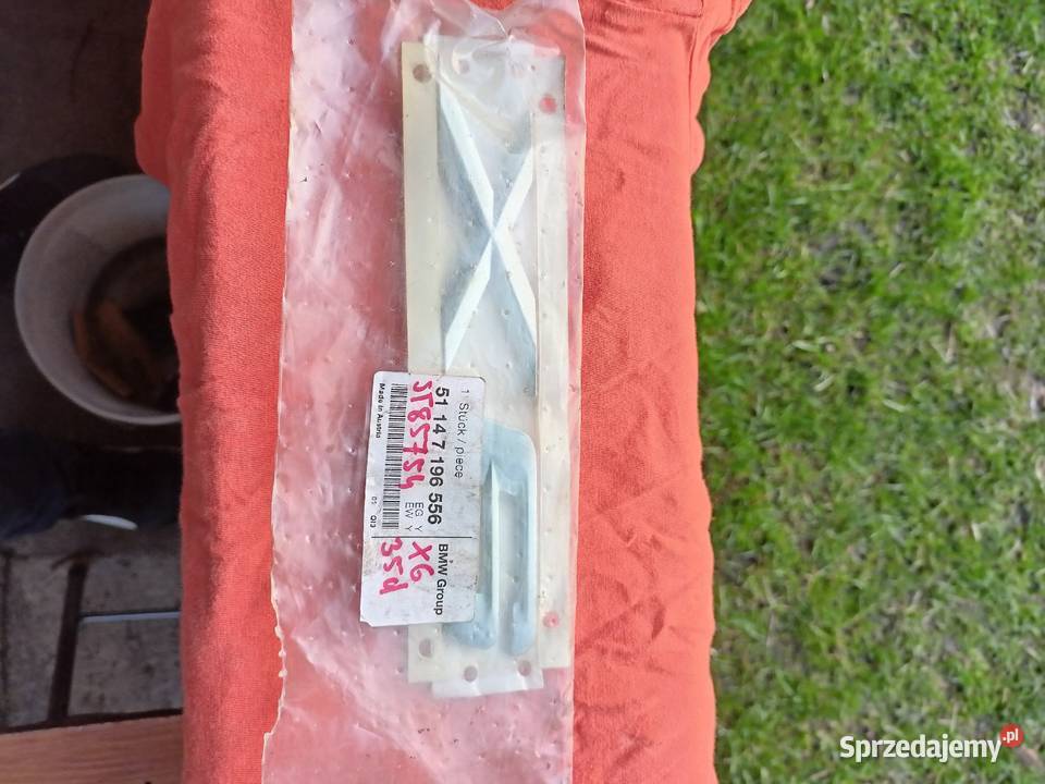 Emblemat logo BMW X6 nowy oryginalny