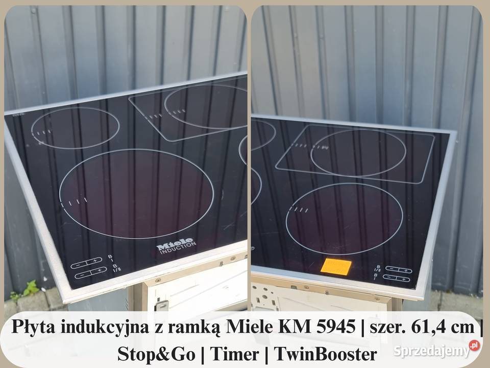 Płyta indukcyjna z ramką Miele 5945 szer 614 Wrocław