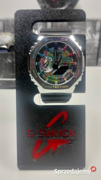 Casio GShock GSteel CasiOak ColorSplattered Kościan