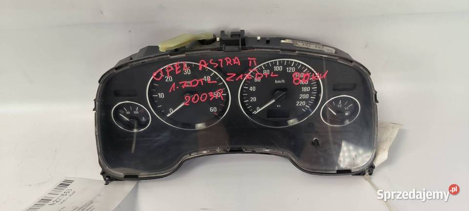 LICZNIK ZEGAR OPEL ASTRA II 24451492TG kujawsko-pomorskie Lipno sprzedam