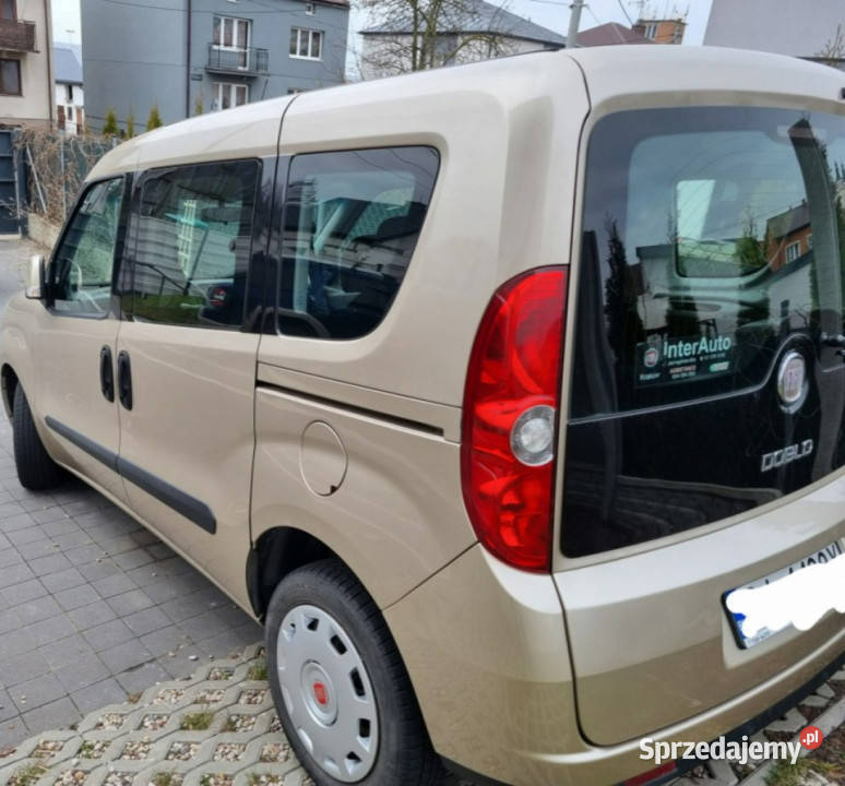 Fiat Doblo KrajowyBEZWYPADKOWY 68Klimatyzacja kurtyny powietrzne Skawina