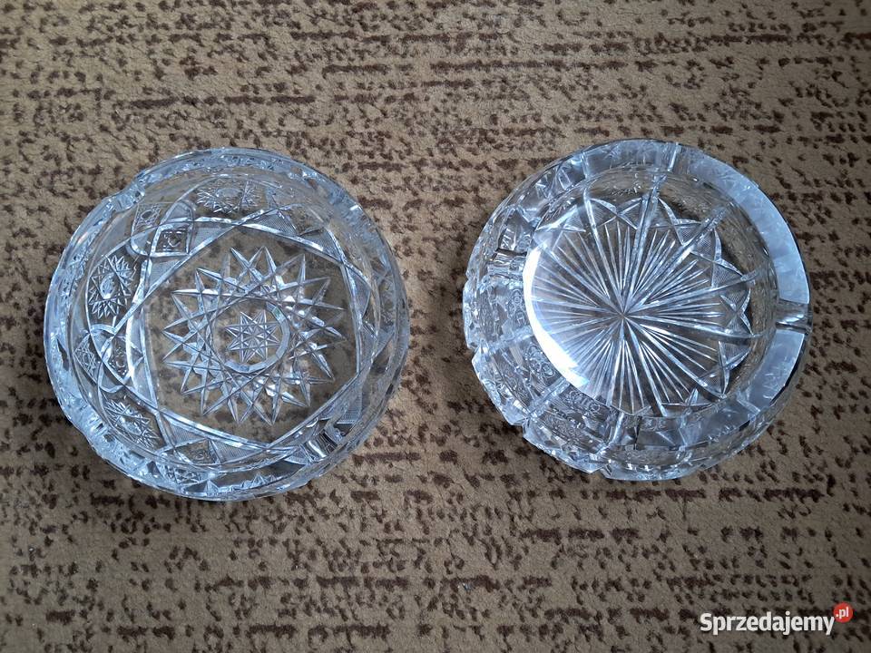 Popielniczka kryształowa PRL Gdańsk